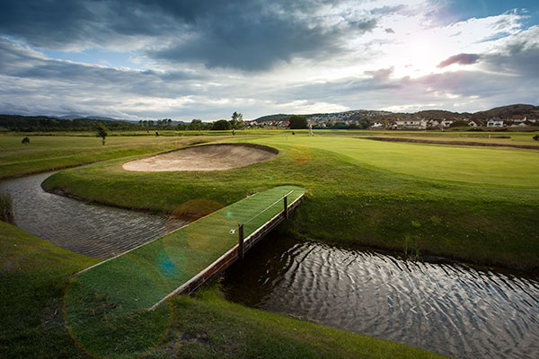 18th Hole at Rhos-on-Sea Golf Club