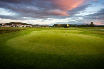 Hole 8 at Rhos-on-Sea Golf Club