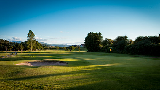 Hole 6 at Rhos-on-Sea Golf Club