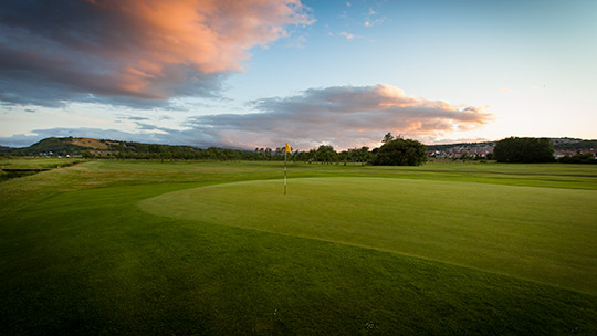 Hole 8 at Rhos-on-Sea Golf Club